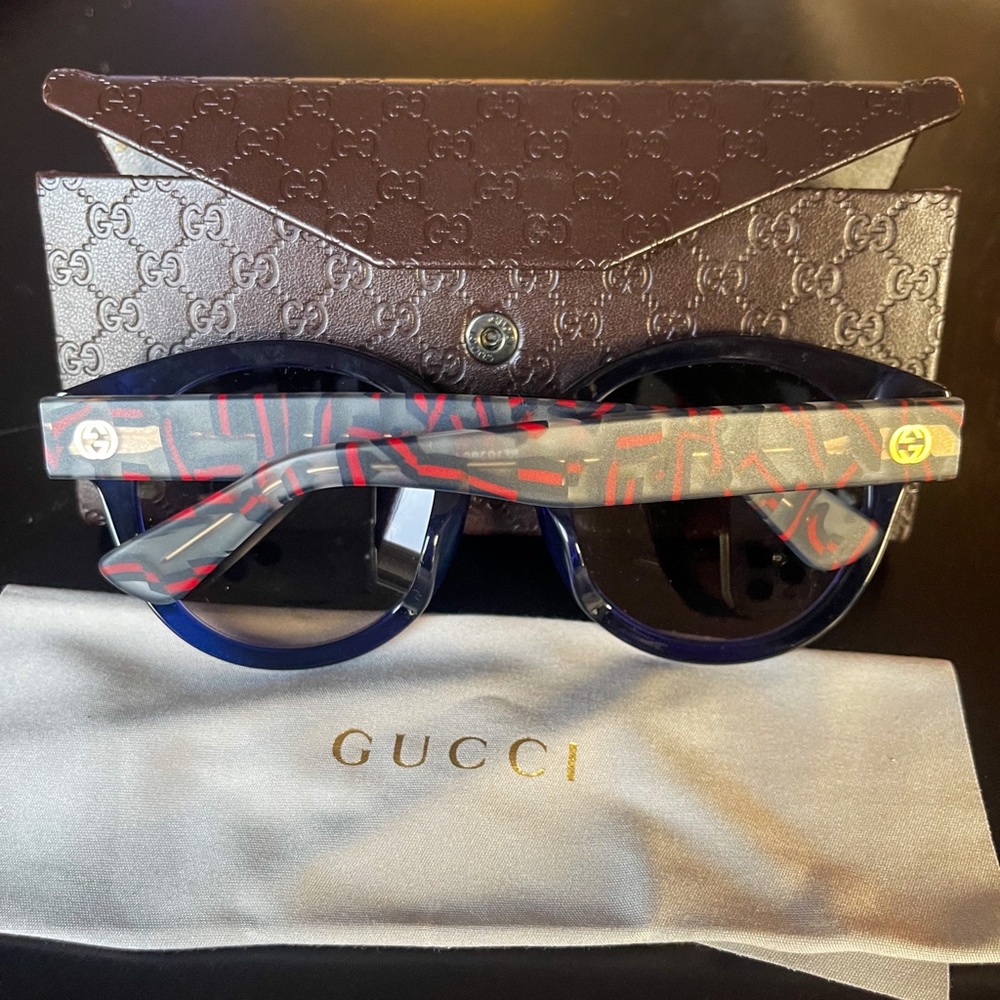 GUCCI GG3774/F/S Womens Sunglasses- Navy/Blue-Made In ITALY-100% AUTHENTIC.